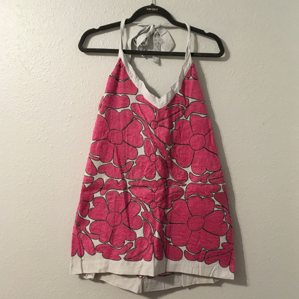 Vintage Embroidered Mexican Halter-Top